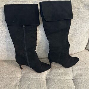 Joe Fresh Black Over the Knee Boots never worn